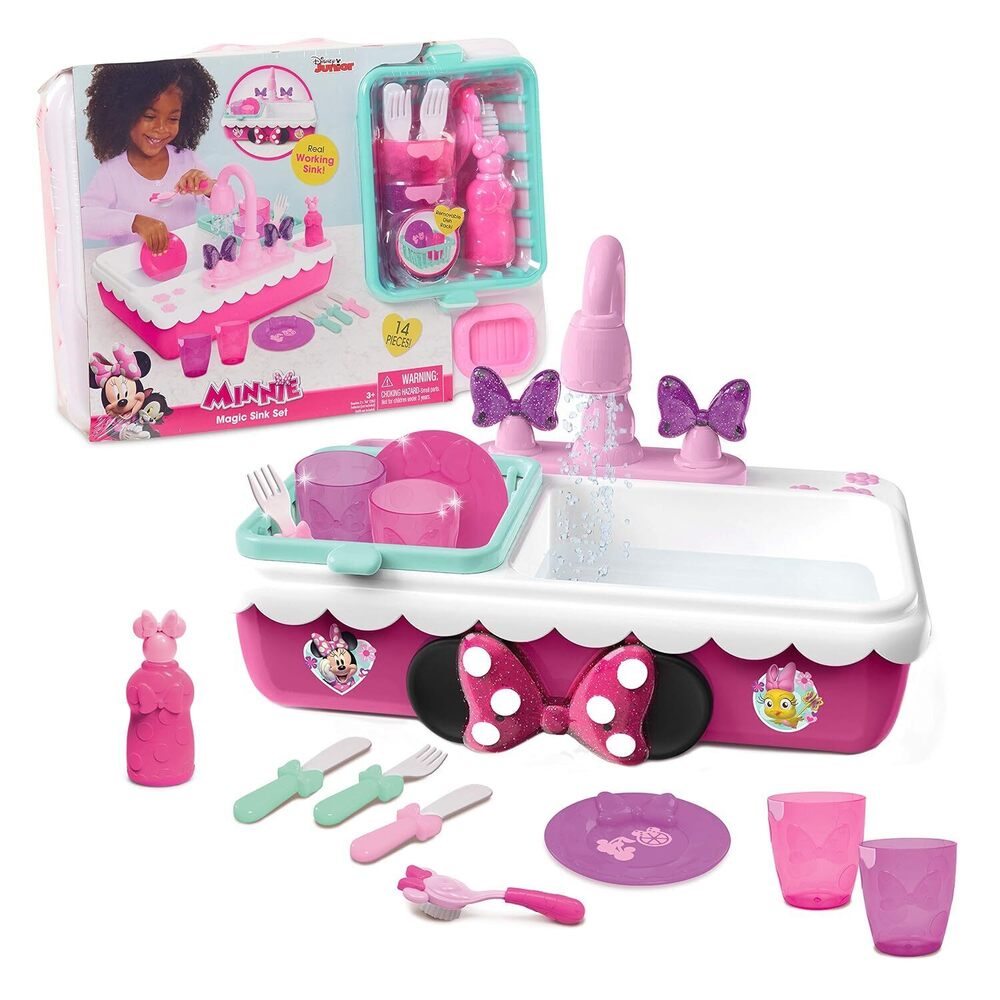 s Happy Helpers Magic Sink Set, Pretend Play Working Sink, Kids Toys for